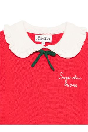 maglione in cotone rosso SAINT BARTH KIDS | DIZ00102223I
